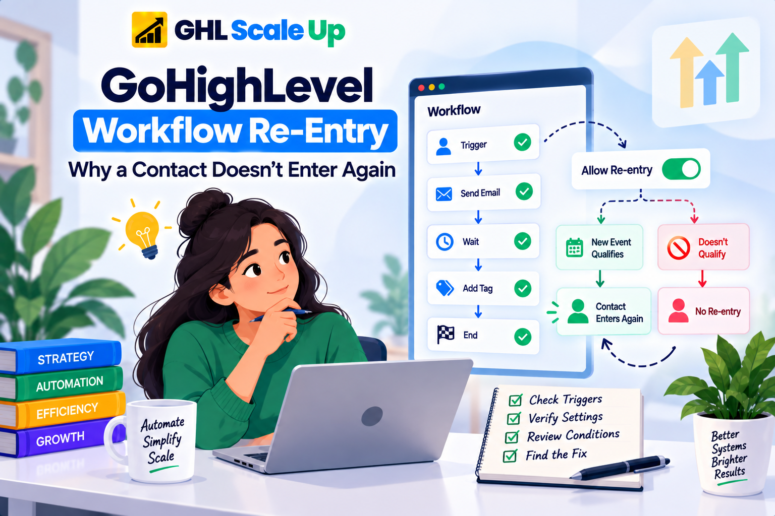 GoHighLevel Workflow Re-Entry: Allow Re-entry flow, trigger-specific exceptions, and troubleshooting decision tree
