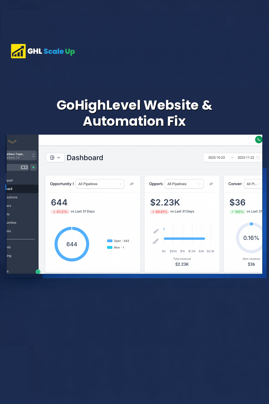 Website Setup & Automation Fix for Service-Based Business